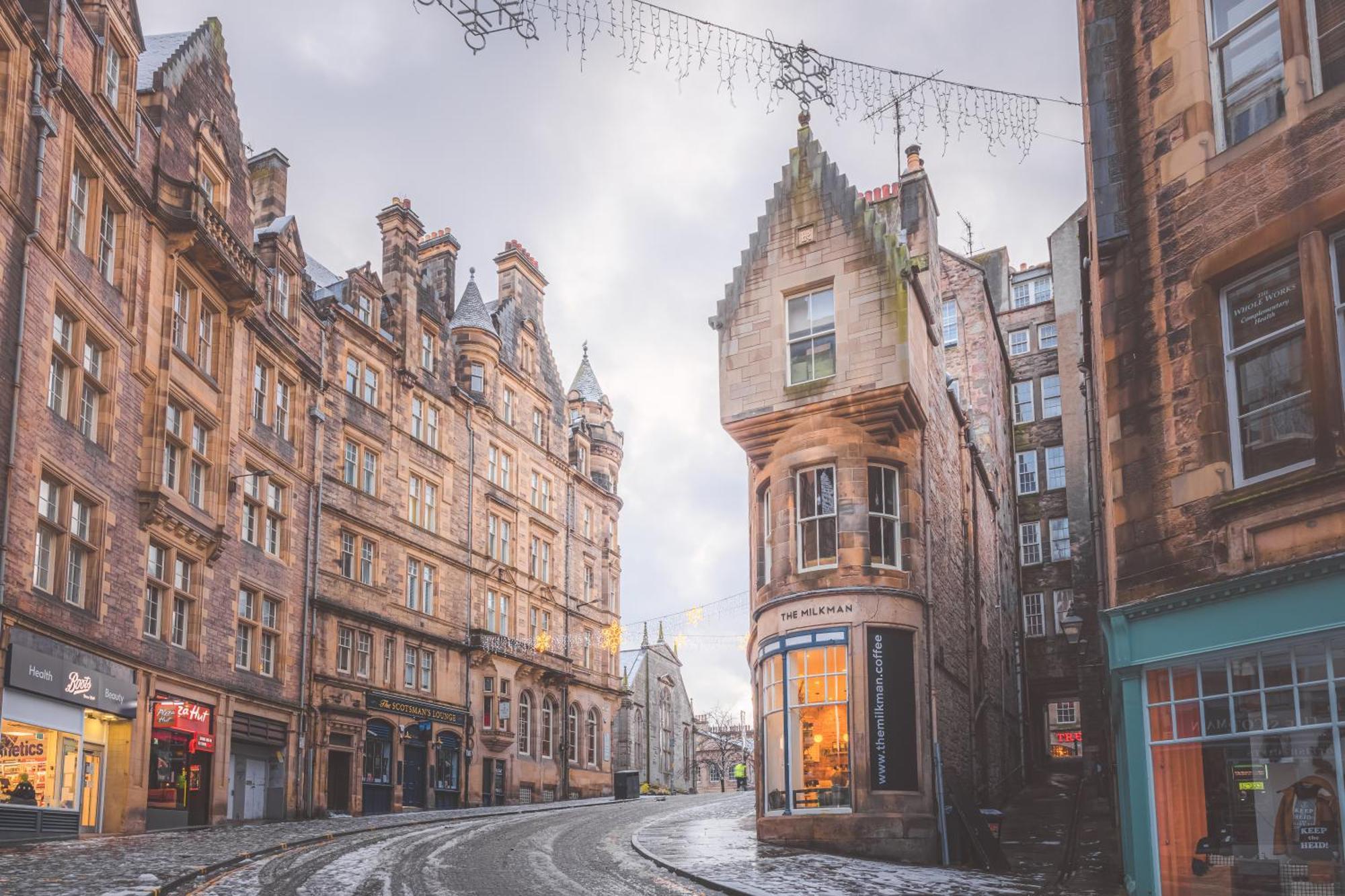 Ferienwohnung Bright And Cosy Flat At The Heart Of The Old Town EDI Exterior foto